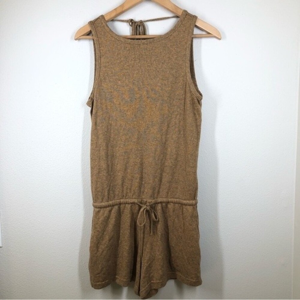 PrAna Sylvie Romper in Butterscotch Stripe Outdoor Hiking New XS